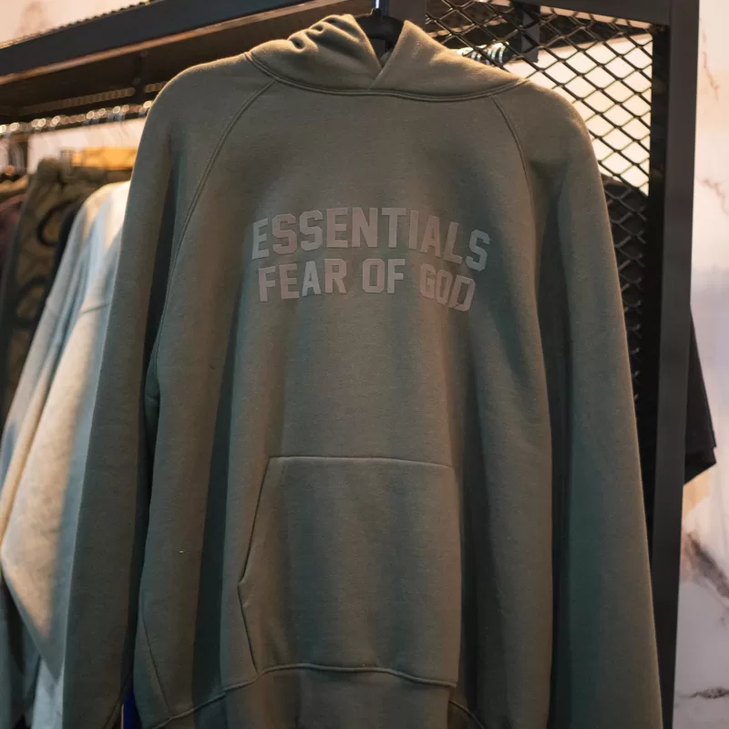 Hoodie Essentials Off Black